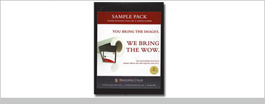 Breathing color sample papers